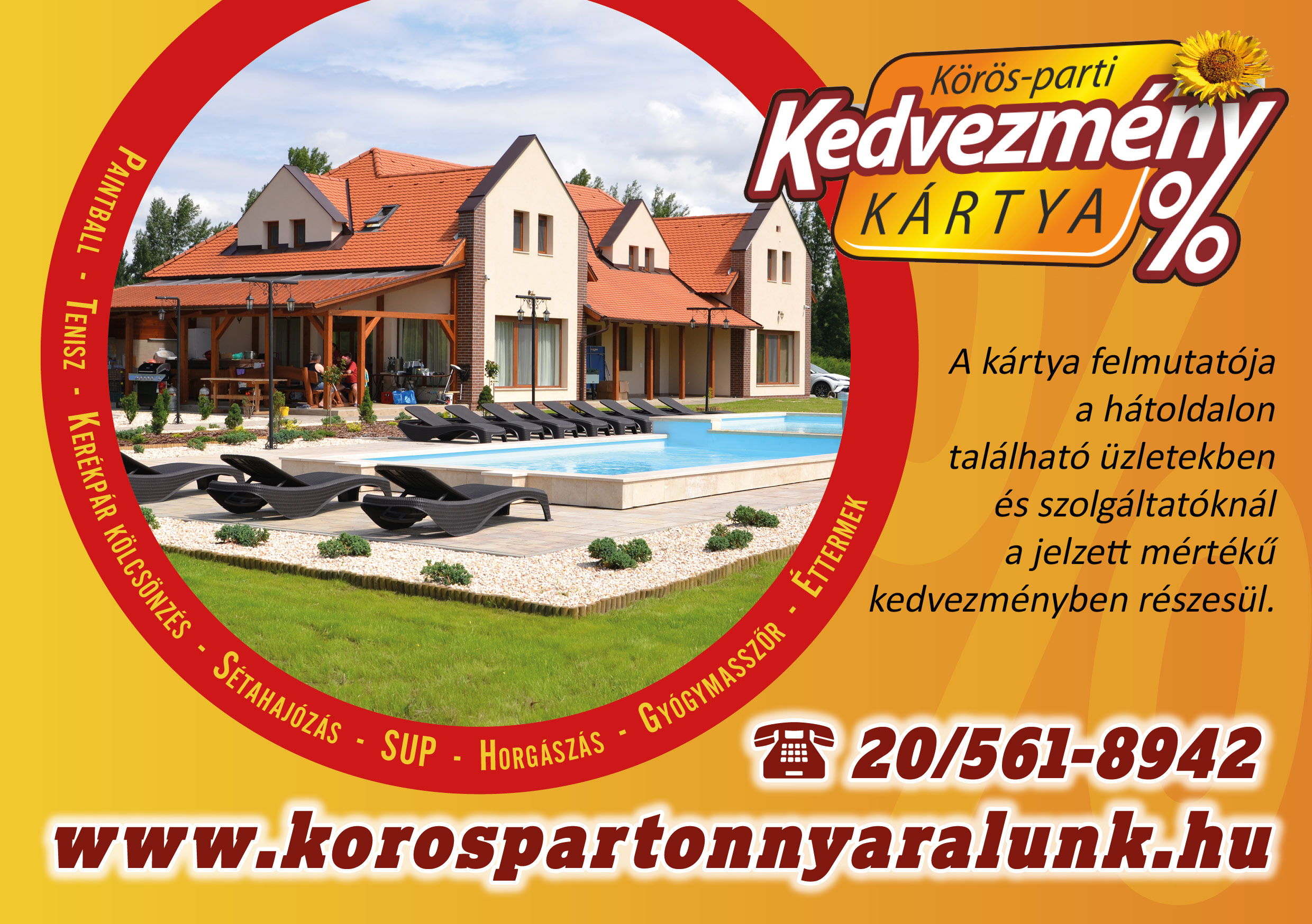 Körös-parti Kedvezmény Kártya